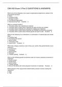 OIM 452 Exam 3 Part 2 QUESTIONS & ANSWERS
