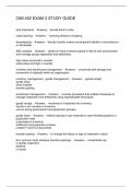 OIM 452 EXAM 2 STUDY GUIDE
