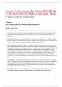 Horngren&rsquo;s Accounting&comma; 11th Edition &ndash; Test Bank and Solutions Manual &lpar;2025&sol;2026&rpar; &ndash; Miller-Nobles&comma; Mattison & Matsumura