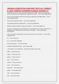 VIRGINIA MEDICATION AIDE PREP WITH ALL CORRECT & 100&percnt; VERIFIED ANSWERS&vert;ALREADY GRADED A&plus;