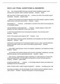 SOCI LAC FINAL QUESTIONS & ANSWERS