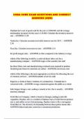COBA CORE EXAM QUESTIONS AND CORRECT ANSWERS &lpar;NEW&rpar;