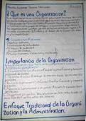 "Definici&oacute;n y Caracter&iacute;sticas Fundamentales de una Organizaci&oacute;n"