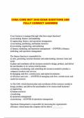 COBA PACKAGED EXAMS&colon; QUESTIONS AND 100&percnt; VERIFIED ANSWERS