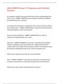 WGU D099 PA Exam 70 Questions with Verified Answers&comma;100&percnt;CORRECT
