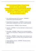 NC Correctional Officer Final Exam STUDY GUIDE 2025&sol;2026 COMPREHENSIVE QUESTIONS WITH VERIFIED CORRECT SOLUTIONS &vert;&vert; ALREADY GRADED A&plus;&vert;&vert; 100&percnt; GUARANTEED PASS >