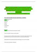 NRSG 2220 Health Assessment Exam 3 &lpar;2025&sol;2026&rpar;&colon;Progressive Assessment with Revised Exam Questions and Correct Answers&comma; 100&percnt; Guaranteed Pass Graded A&plus;&period;