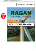 Solution Manual &ndash; Microeconomics &lpar;17th Canadian Edition&comma; Ragan&rpar; All 20 Chapters Covered