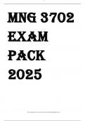 MNG 3702 EXAM PACK 2025 