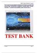 Test Bank For Management Information Systems: Managing the Digital Firm, 16th Edition  BY Kenneth C. Laudon, Jane P. Laudon Chapter 1-15 QUESTION AND ANSWER LATEST UPDATE 2025 A+