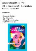 Samenvatting boek Dit is Onderzoek&excl; Ben Baarda - 4e druk 2024 &sol; 9789001078089 &sol; &plus; oefentoets &plus; leerdoelen &plus; kernbegrippen