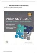 TEST BANK FOR Buttaro&colon; Primary Care&colon; A Collaborative Practice&sol; Interprofessional Collaborative Practice 6TH EDITION &lpar;All Chapters 1- 228&rpar; Questions And Answers in 260 Pages&period;