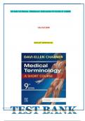 Test Bank for Medical Terminology A Short Course 9th Edition by Davi Ellen Chabner all chapters 1-5 Book Medical Terminology&colon; A Short Course