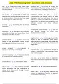 LEGL 2700 Roessing Test 1 Questions and Answers