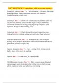  NSC 380 &ndash; Exam 1 Review &vert; HIV&sol;AIDS&comma; Pain Management&comma; Infections&comma; and Precautions &vert; Complete Q&A Reference Sheet