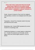 NCRA TEST FINAL EXAM AND PRACTICE EXAM  QUESTIONS COMPLETE ACCURATE EXAM  QUESTIONS WITH DETAILED VERIFIED ANSWERS  &lpar;100&percnt; CORRECT ANSWERS&rpar; &sol;ALREADY GRADED A&plus;&sol;  LATEST EXAM&excl;&excl;&excl;