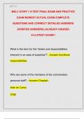 MSLC STAFF 1-9 TEST FINAL EXAM AND PRACTICE  EXAM NEWEST ACTUAL EXAM COMPLETE  QUESTIONS AND CORRECT DETAILED ANSWERS  &lpar;VERIFIED ANSWERS&rpar; &vert;ALREADY GRADED  A&plus;&sol;LATEST EXAM&excl;&excl;&excl;