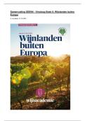 Boek 6 &vert; Vinoloog SDEN4 - landen buiten Europa &vert; 2025 &vert; Complete leerstofsamenvatting