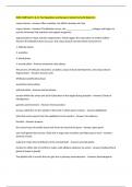 NUR 3128 Mod 11 & 12 Test Questions and Answers Solved Correctly Rated A&plus;