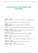 ADVANCED PHARMACOLOGY FINAL - PRACTICE QUIZ QUESTIONS AND ANSWERS