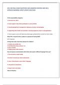 HCA 100 FINAL EXAM QUESTIONS AND ANSWERS &lpar;VERIFIED AND WELL  DETAILED ANSWERS&rpar; LATEST UPDATE 2025&sol;2026 