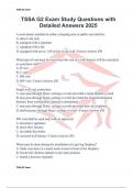 TSSA G2 Exam Study Questions with Detailed Answers 2025