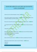 SOM BOARD EXAM 2025 QUESTIONS AND ANSWERS