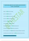 SOM BOARD EXAM 2025 QUESTIONS AND ANSWERS