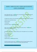 SMPA 1050 EXAM 2 2025 QUESTIONS AND ANSWERS