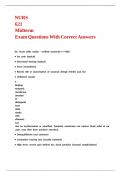 NURS 621 Midterm Exam Questions With Correct Answers