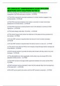 HCV SPECIALIST COMPREHENSIVE EXAM 2025&sol;2026 QUESTIONS WITH SOLUTIONS RATED A&plus;