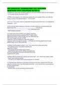 HCV SPECIALIST EXAMINATION TEST 2025&sol;2026 QUESTIONS WITH SOLUTIONS RATED A&plus;