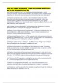 NBC HIS COMPREHENSIVE EXAM 2025&sol;2026 QUESTIONS WITH SOLUTIONS RATED A&plus;