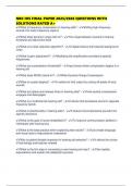 NBC HIS FINAL PAPER 2025&sol;2026 QUESTIONS WITH SOLUTIONS RATED A&plus;