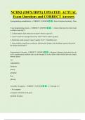 NCIDQ &lpar;IDFX&sol;IDPX&rpar; UPDATED  ACTUAL   Exam Questions and CORRECT Answers 