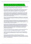 NEBRASKA LIFE AND HEALTH EXAMINATION TEST 2025&sol;2026 QUESTIONS WITH SOLUTIONS RATED A&plus;