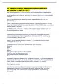 NP 235 EVALUATION EXAM 2025&sol;2026 QUESTIONS WITH SOLUTIONS RATED A&plus;