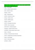 OHIO STNA VOCUBLARY WORDS 2025&sol;2026 QUESTIONS WITH SOLUTIONS RATED A&plus;