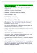 OHIO STNA CORE EXAM SET 2025&sol;2026 QUESTIONS WITH SOLUTIONS RATED A&plus;