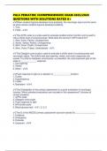 PALS PEDIATRIC CCOMPREHENSIVE EXAM 2025&sol;2026 QUESTIONS WITH SOLUTIONS RATED A&plus;