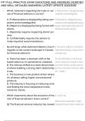 FP1 FULL PRACTICE EXAM QUESTIONS AND ANSWERS &lpar;VERIFIED AND WELL DETAILED ANSWERS&rpar; LATEST UPDATE 2025&sol;2026