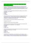 SAPPC CORE EXAMS SET 2025&sol;2026 QUESTIONS WITH SOLUTIONS RATED A&plus;