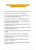 Mk1 SWE EXAM QUESTIONS AND CORRECT ANSWERS LATEST UPDATED