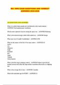 Mk1 SWE EXAM QUESTIONS AND CORRECT ANSWERS 2025-2026