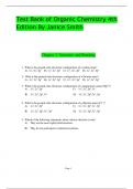 Organic Chemistry &vert; Janice Smith 4th Edition &vert; Test Bank &vert; Multiple Choice and Conceptual Questions