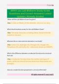 APHY 201 Lab Midterm Study Guide  Questions and Correct Answers&sol; Latest  Update &sol; Already Graded