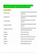 BASI Pilates Anatomy Exam &vert;&vert; Questions And 100&percnt; Correct Answers&vert;&vert; A&plus; Graded &vert; Guarantee Pass