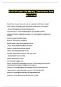 BASI Pilates Anatomy Questions And Answers 