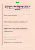FFA Green Hand Quiz bowl &lpar;General  FFA&rpar; Questions with Detailed Verified  Answers
