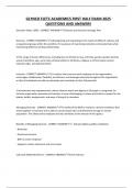 GLYNCO FLETC ACADEMICS FIRST HALF EXAM 2025 QUESTIONS AND ANSWERS